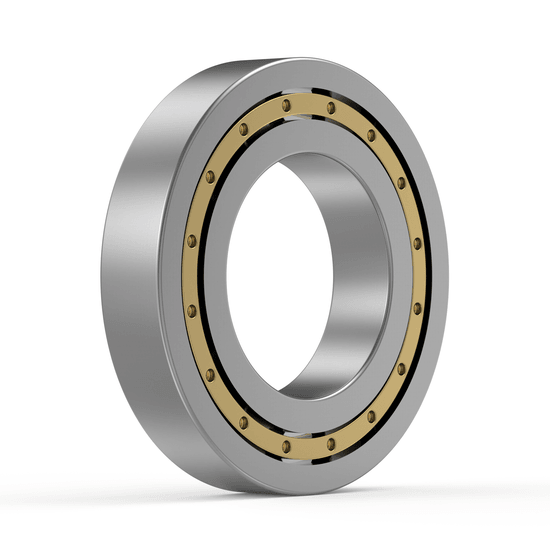 NU214 ECM SKF - Zylinderrollenlager with white background